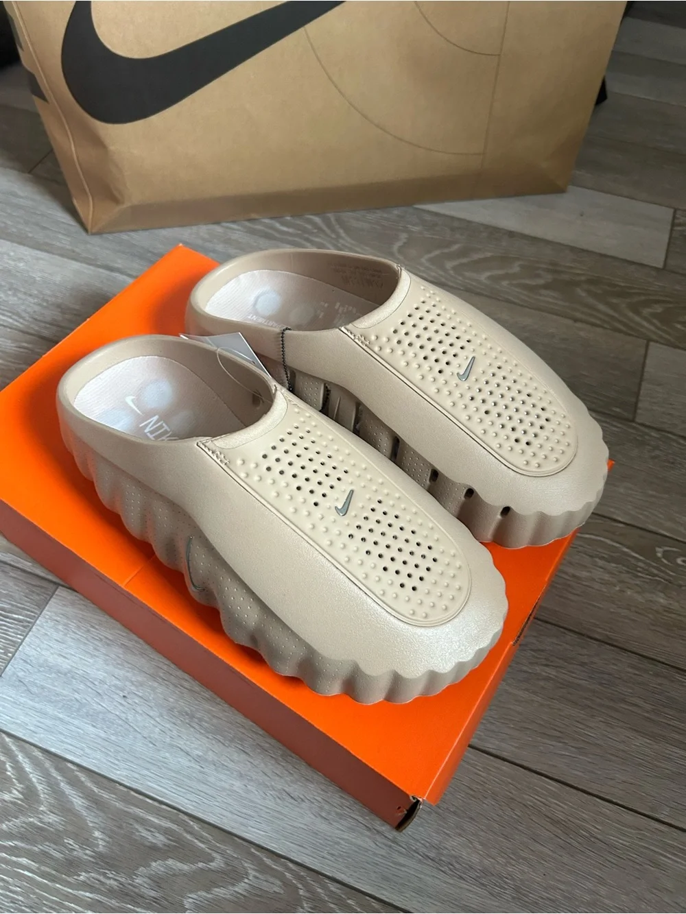Men’s Nike Mind 001 Sand Drift Tan Slides